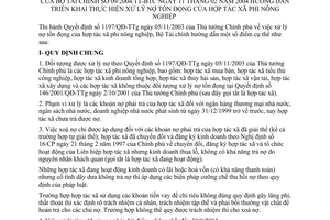 Thông tư 09/2004/TT-BTC hướng dẫn triển khai thực hiện xử lý nợ tồn đọng hợp tác xã phi nông nghiệp