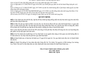 Quyết định 17/2004/QĐ-UB mức thu phí đo đạc lập bản đồ địa chính