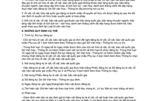 Thông tư 07/2004/TT-BVHTT hướng dẫn trình tự, thủ tục đăng ký di vật, cổ vật, bảo vật quốc gia