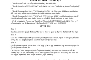 Quyết định 232/2004/QĐ-UB Quy chế tổ chức quản lý chợ Bắc Kạn