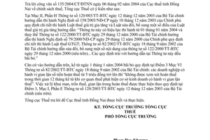 Công văn 823 TCT/PCCS  chính sách thuế