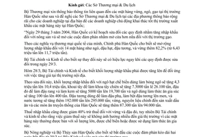 Công văn  1378/TM-KV1  Hàn Quốc mở rộng khối lượng nhập khẩu  hàng nông sản