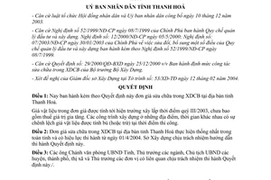 Quyết định 685/2004/QĐ-UB  đơn giá sửa chữa trong xây dựng cơ bản