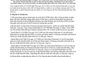 Thông tư 18/2004/TT-BTC ghi nợ lệ phí trước bạ nhà ở đất ở HGĐ-CN xã thuộc chương trình 135 đồng bào DT thiểu số Tây Nguyên hướng dẫn 245/2003/QĐ-TTg