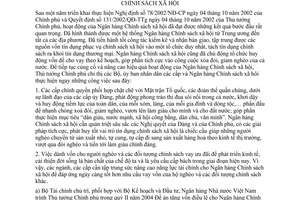 Chỉ thị 09/2004/CT-TTg nâng cao năng lực hiệu quả hoạt động Ngân hàng Chính sách xã hội