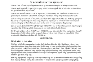 Quyết định 88/2004/QĐ-UB chức năng nhiệm vụ quyền hạn cơ cấu tổ chức bộ máy sở công nghiệp Hậu Giang