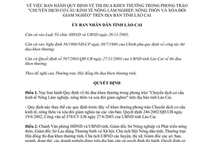 Quyết định 121/2004/QĐ.UB Quy định thi đua khen thưởng trong phong trào