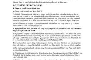 Thông tư 02/2004/TT-BTS xử phạt vi phạm hành chính lĩnh vực thủy sản hướng dẫn thực hiện Nghị định 70/2003/NĐ-CP