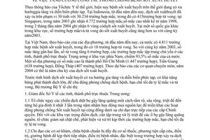 Chỉ thị 03/2004/CT-BYT tăng cường công tác phòng chống bệnh sốt xuất huyết