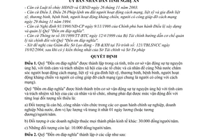 Quyết định 25/2004/QĐ-UB quản lý sử dụng Quỹ Đền ơn đáp nghĩa