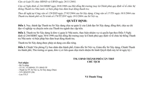 Quyết định 229/2004/QĐ-UB thành lập Thanh tra Sở Xây dựng thành phố Cần Thơ