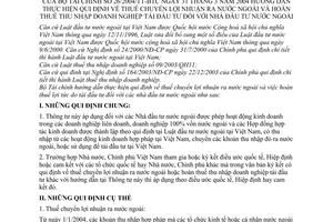 Thông tư 26/2004/TT-BTC hướng dẫn thực hiện quy định thuế chuyển lợi nhuận ra nước ngoài hoàn thuế TNDN tái đầu tư nhà đầu tư nước ngoài
