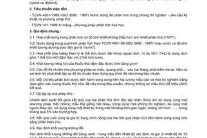 Tiêu chuẩn xây dựng Việt Nam TCXDVN 312:2004 về đá vôi - phương pháp phân tích hoá học do Bộ Xây dựng ban hành