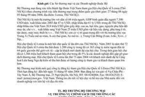 Công văn 1877/TM-KV4 tham gia Hội chợ I-zmia