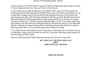 Công văn 1273 TCT/PCCS  sử dụng hoá đơn tự in