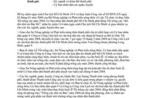 Công văn  2080/UB-CNN tổ chức Tết trồng cây 19-5-2004