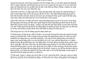 Chỉ thị 14/2004/CT-TTg xử lý ngăn chặn xuất nhập cảnh cư trú trái phép công dân Việt Nam ở nước ngoài