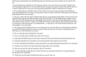 Thông báo 1642 TM/XNK hướng dẫn xuất khẩu hàng dệt may sang 10 nước thành viên mới EU