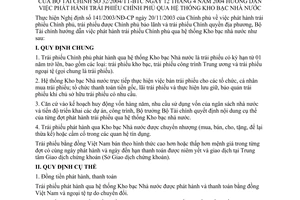 Thông tư 32/2004/TT-BTC hướng dẫn phát hành trái phiếu Chính phủ qua hệ thống Kho bạc Nhà nước