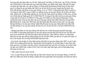 Chỉ thị 03/2004/CT-CT tăng cường biện pháp đảm bảo trật tự an toàn giao thông 2004 Lào Cai