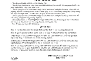 Quyết định 48/2004/QĐ-UB cán bộ, công chức cấp xã