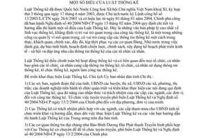 Chỉ thị 17/2004/CT-CT thi hành Luật Thống kê và Nghị định 40/2004/NĐ-CP Bình Dương