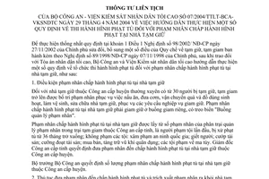 Thông tư liên tịch 07/2004/TTLT-BCA-VKSNDTC hướng dẫn thực hiện quy định thi hành hình phạt tù