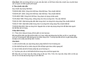 Tiêu chuẩn xây dựng Việt Nam TCXDVN 288:2004 về công trình thể thao - bể bơi - tiêu chuẩn thiết kế do Bộ Xây dựng ban hành