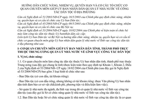 Thông tư liên tịch 246/2004/TTLT-UBDT-BNV hướng dẫn chức năng nhiệm vụ quyền hạn cơ cấu tổ chức cơ quan chuyên môn công tác dân tộc ở địa phương