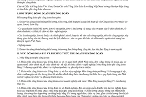 Thông tri 58/TTR-TLĐ hướng dẫn đóng và thu đoàn phí công đoàn