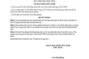 Quyết định 1573/2004/QĐ-UB ưu đãi đầu tư ngành chế biến dừa Bến Tre