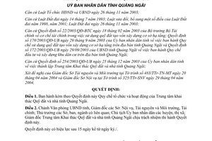 Quyết định 135/2004/QĐ-UB Quy chế tổ chức hoạt động trung tâm Khai thác Quỹ đất nhà Quảng Ngãi