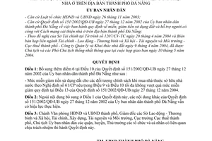 Quyết định 93/2004/QĐ-UB điều chỉnh miễn giảm tiền sử dụng đất hỗ trợ người có công cách mạng cải thiện nhà ở