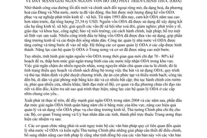 Chỉ thị 17/2004/CT-TTg đẩy mạnh giải ngân nguồn vốn ODA