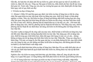 Công văn  2719/TCHQ-GSQL  kiểm hoá, giám sát