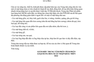 Công văn 2966 TCHQ/PTPLMB mặt hàng không tiếp nhập PTPL