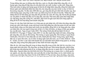 Chỉ thị 23/2004/CT-TTg tiếp tục đẩy mạnh biện pháp tiết kiệm xăng dầu