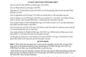 Quyết định 26/2004/QĐ-UBND điều chỉnh mức giá thu một phần viện phí thủ thuật dịch vụ kỹ thuật Điện Biên