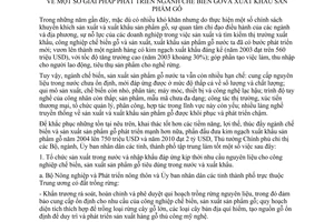 Chỉ thị 19/2004/CT-TTg giải pháp phát triển ngành chế biến gỗ xuất khẩu sản phẩm gỗ