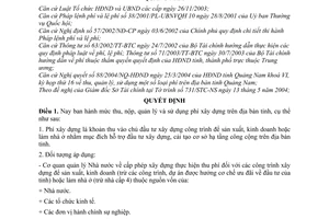 Quyết định 39/2004/QĐ-UB mức thu, nộp, quản lý sử dụng phí xây dựng