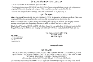 Quyết định 2047/2004/QĐ-UB về kế hoạch thực hiện Chỉ thị 21/CT-TU