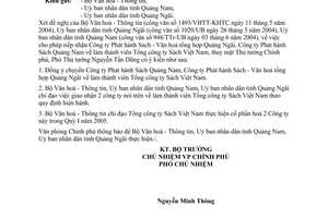 Công văn  3559/VPCP-ĐMDN  tiếp nhận doanh nghiệp  làm thành viên Tổng công ty Sách Việt Nam