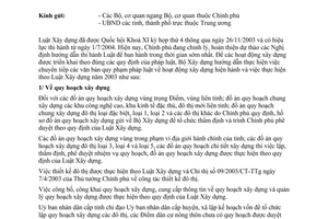 Công văn  1067 BXD-PC xử lý chuyển tiếp  thực hiện các văn bản quy phạm pháp luật hoạt động xây dựng 2003