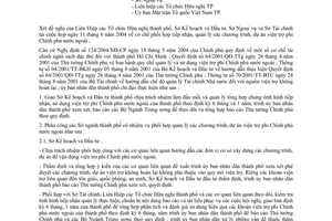 Công văn 4224/UB-VX cơ chế phối hợp quản lý tiếp nhận chương trình,