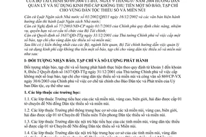 Thông tư 69/2004/TT-BTC hướng dẫn quản lý sử dụng kinh phí cấp không thu tiền báo tạp chí vùng dân tộc thiểu số miền núi