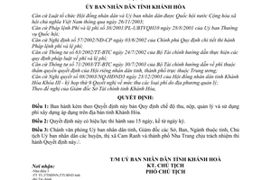 Quyết định 156/2004/QĐ-UB chế độ thu nộp quản lý sử dụng phí xây dựng