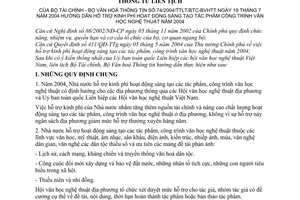 Thông tư liên tịch 74/2004/TTLT-BTC-BVHTT hướng dẫn hỗ trợ kinh phí hoạt động sáng tạo tác phẩm công trình văn học nghệ thuật năm 2004