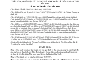 Quyết định 120/2004/QĐ-UB quy định thu nộp sử dụng quản lý phí đo đạc