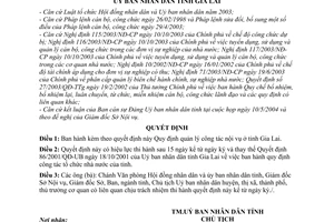 Quyết định 89/2004/QĐ-UB  quản lý công tác nội vụ ở tỉnh