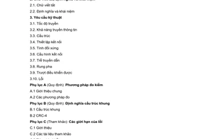 Tiêu chuẩn ngành TCN 68-226:2004 về kênh thuê riêng cấu trúc số tốc độ 2048 kbit/s - Tiêu chuẩn chất lượng do Bộ Bưu chính Viễn thông ban hành